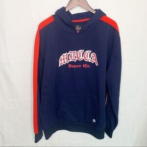 MECCA Y2K Navy Hoodie | flawed